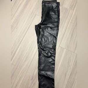 Wilfred Free Black Faux Leather Pants